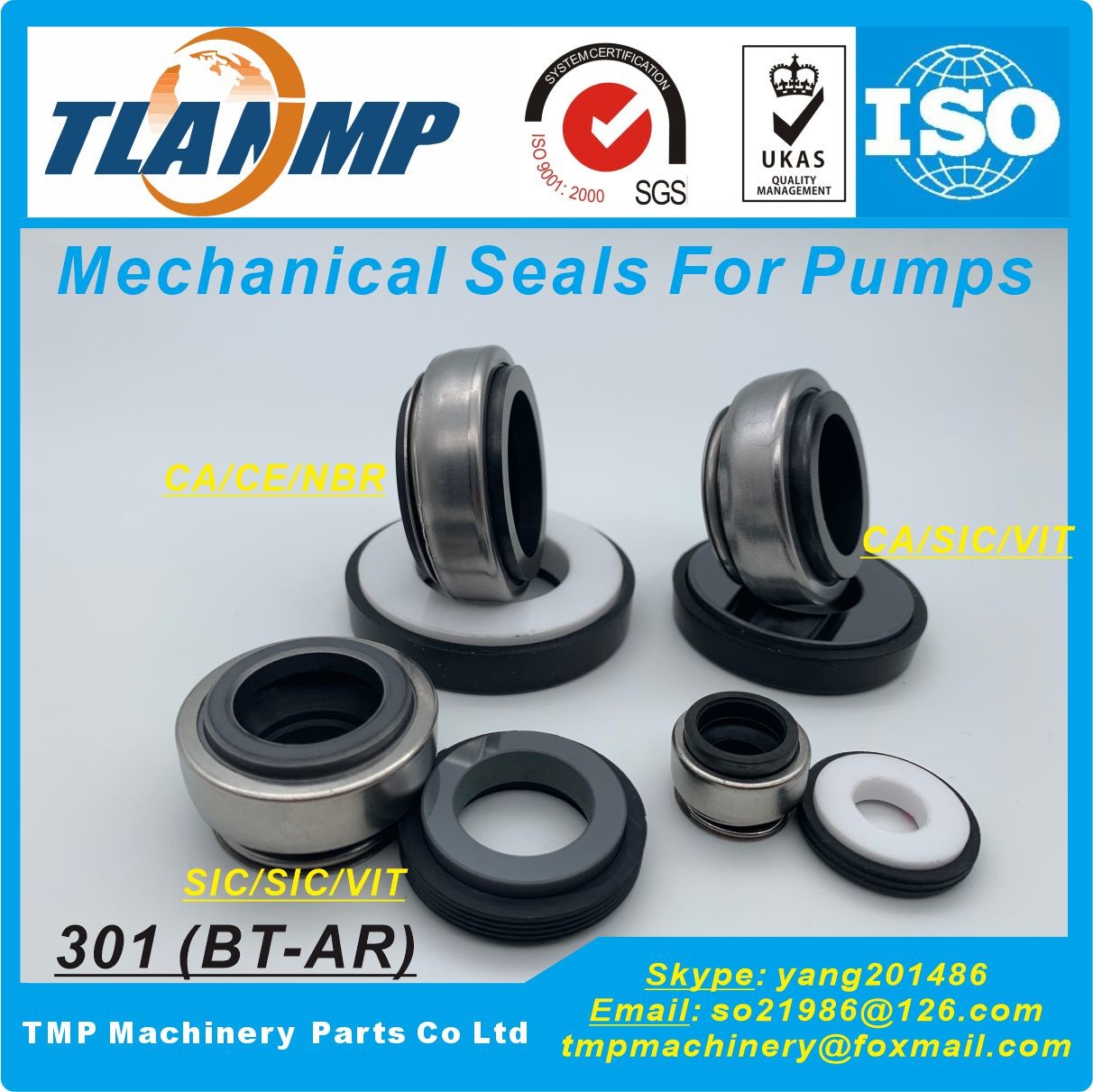 301-32 (BT-AR-32) TLANMP Mechanical Seals For Water Pumps|Equivalent to  BTAR Seal