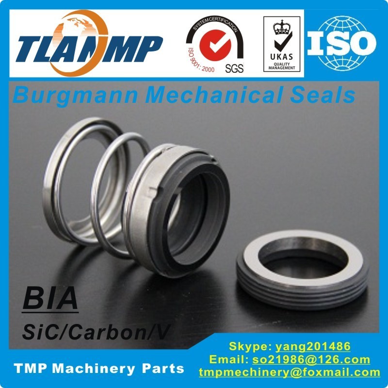 BIA-14mm Burgmann Mechanical Seals Rubber Below for Pump (Material:SiC/ViTon) TLANMP Brand