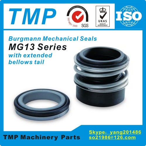 MG13-12 Burgmann Mechanical Seals MG13 Series for Shaft Size 12mm Pumps Rubber Bellow Seals   (SIC/SIC/FKM)