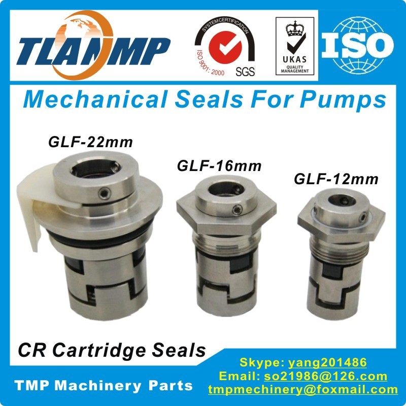 GLF-16mm Grundfos Cartridge Mechanical Seals for CR10/CR15/CR20 pumps (HQQV/HQQE/CR/CRI16)